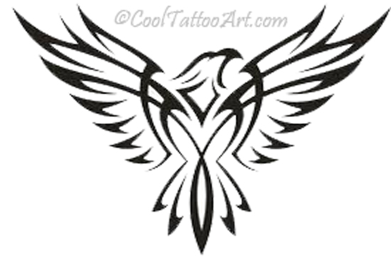 Bald Eagle Tribal Tattoo Designs