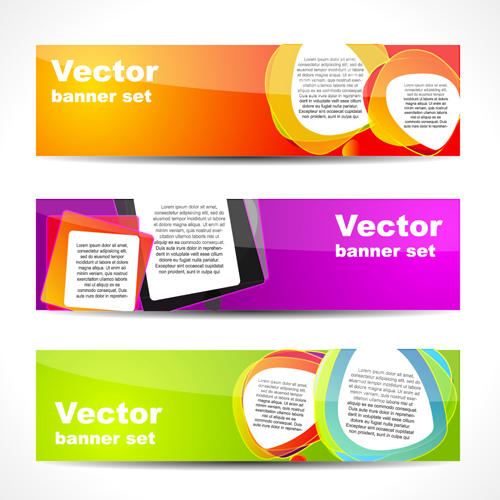 Banner Shape Vector Free Download