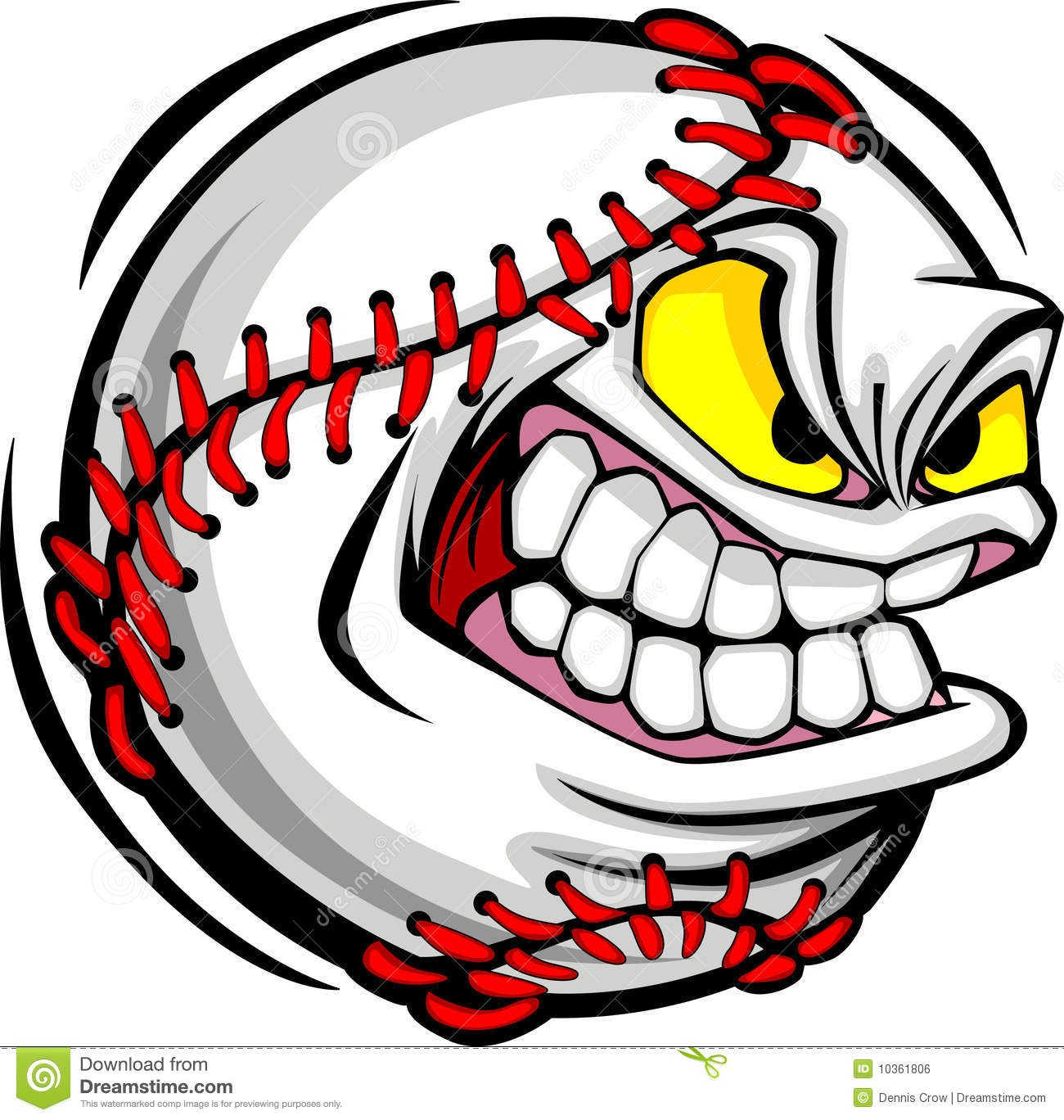 Baseball Ball Vector Free