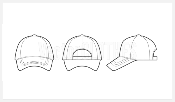 Baseball Cap Vector Template