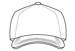 Baseball Hat Design Template