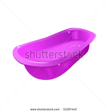 Bath Tub Vector Illustration