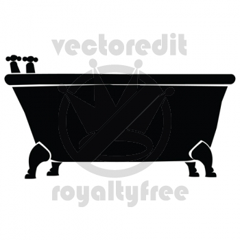 Bathtub Silhouette