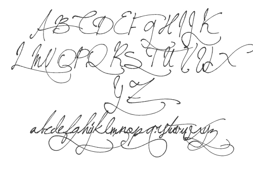 Bees Antique Handwriting Fonts