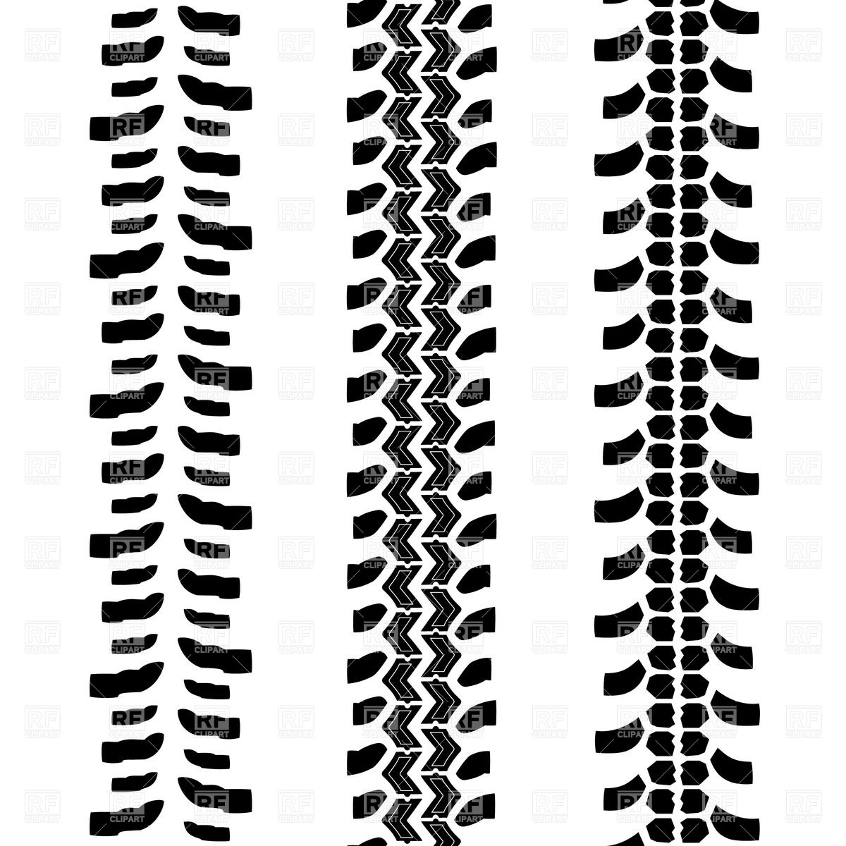 Bike Tire Tread Clip Art