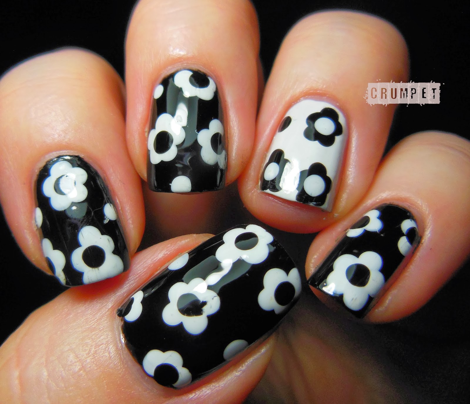 Black and White Nail Designs