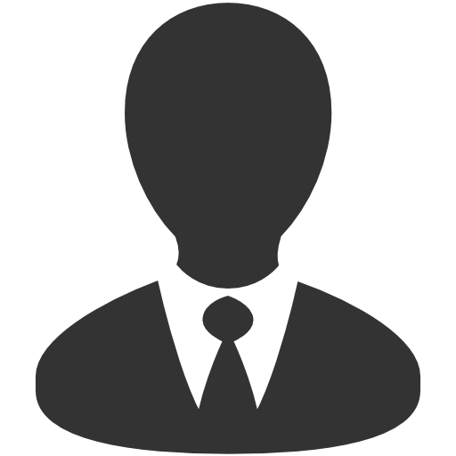 Black Business Man Icon Black Business Man Icon