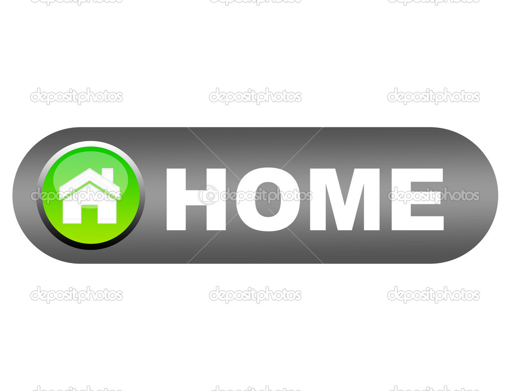 Black Home Icon White Background