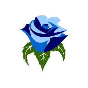 Blue and Purple Roses Clip Art Blue and Purple Roses Clip Art