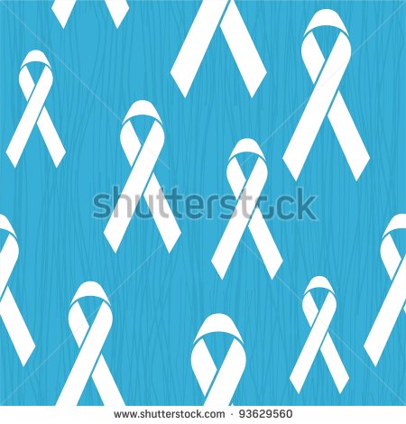 Blue Awareness Ribbon Vector