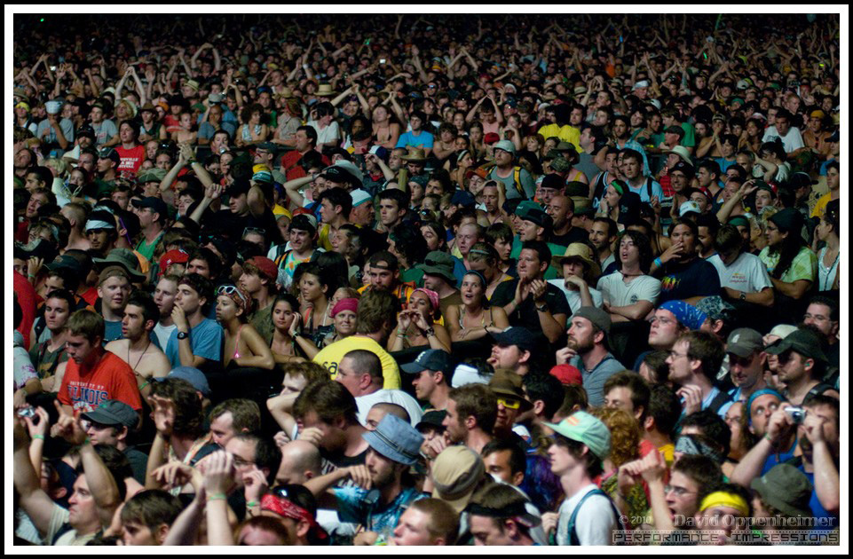 Bonnaroo Music Festival Crowds