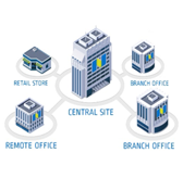 Branch Office Icon Logo