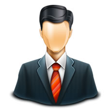 Business Computer User Icon Business Computer User Icon