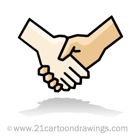 Business Shaking Hands Clip Art