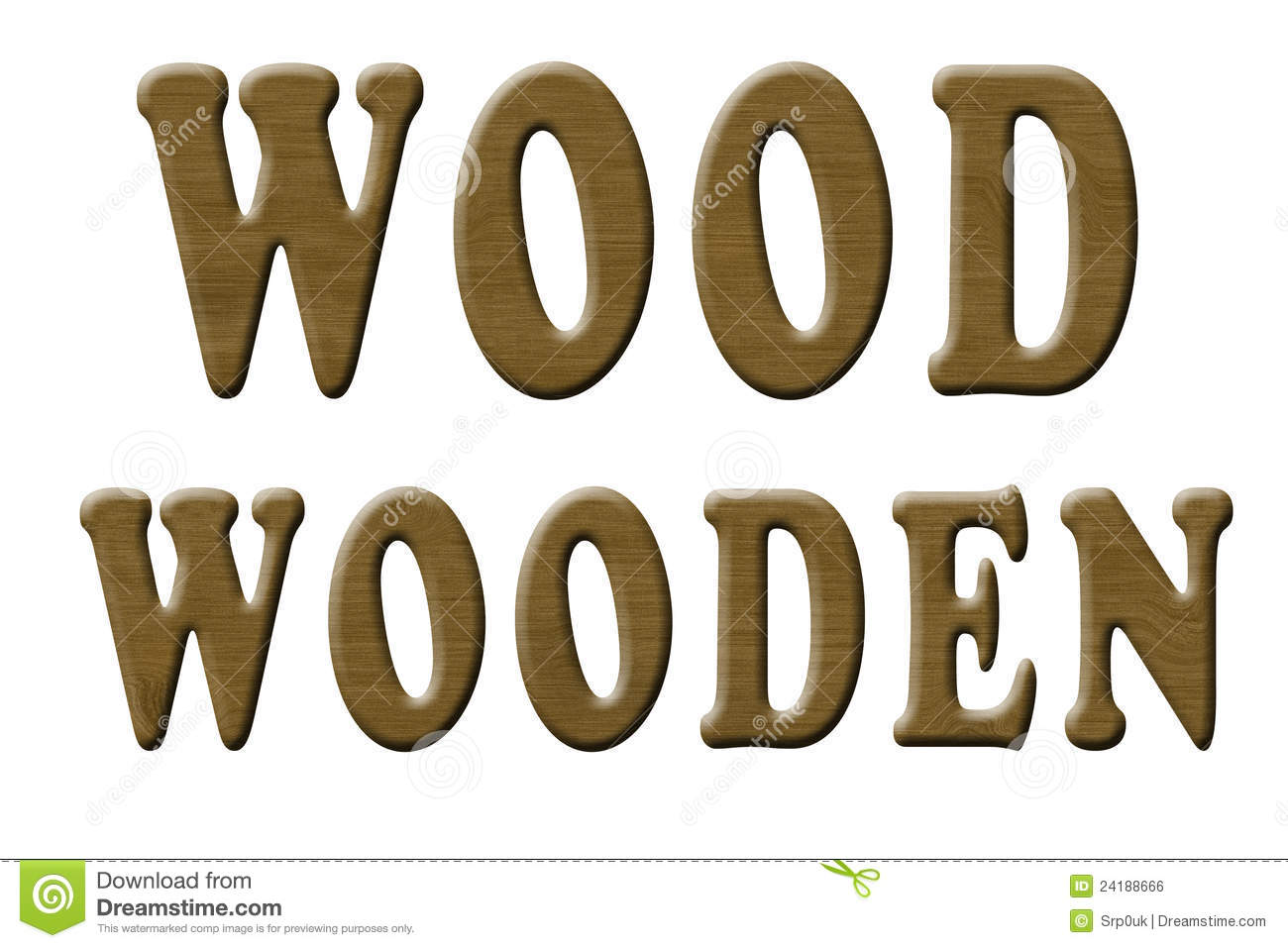 Carved Wooden Text Effect