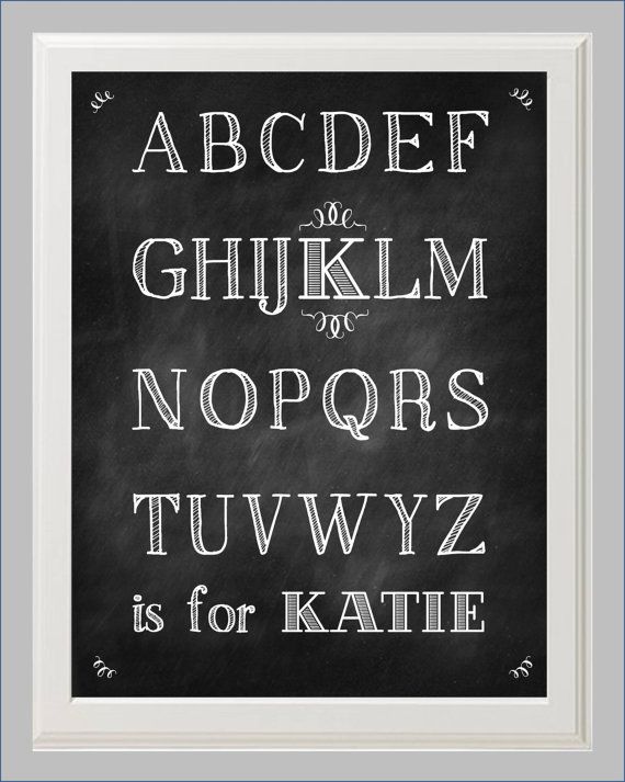 Chalkboard Font Alphabet Chalkboard Font Alphabet