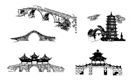 Chinese Arch Vector