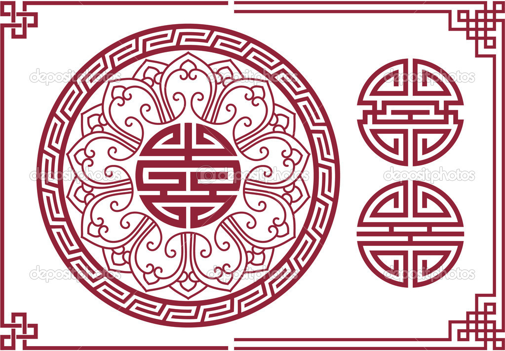 Chinese Border Design Vector Chinese Border Design Vector