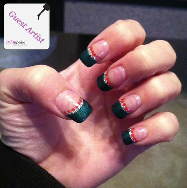 Christmas French Tip Nail Designs Christmas French Tip Nail Designs