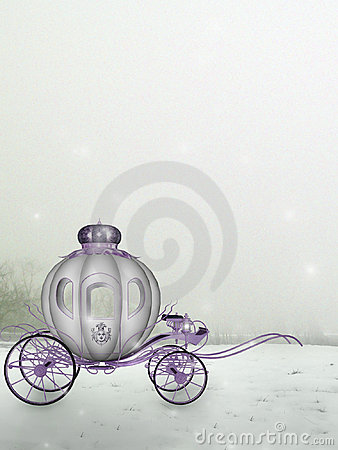 Cinderella Background with Carriage
