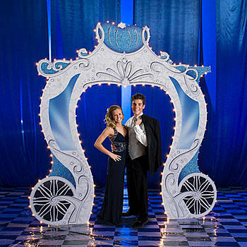 Cinderella Carriage Backdrop