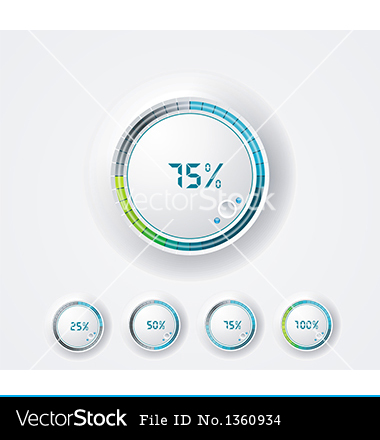 Circular Progress Bar Vector