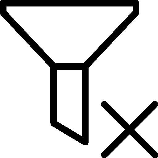 Clear Data Filter Icon