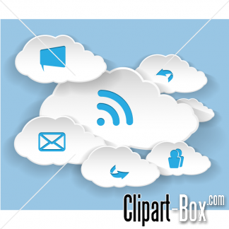 Cloud Computing Clip Art