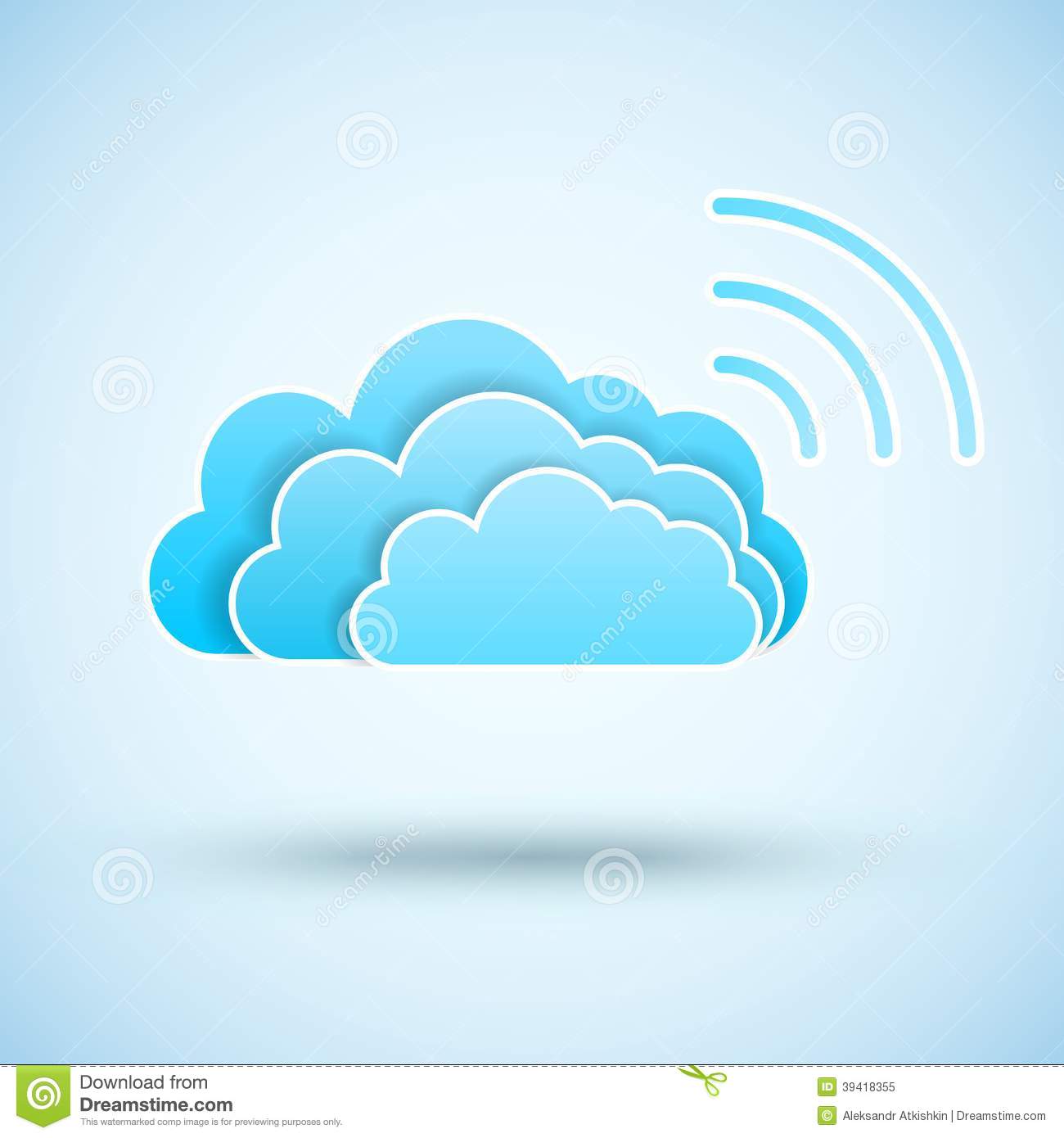 Cloud Network Icons Symbols