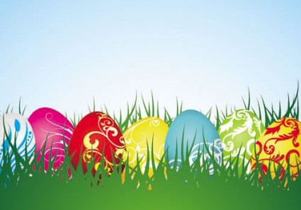 Colorful Easter Eggs Colorful Easter Eggs