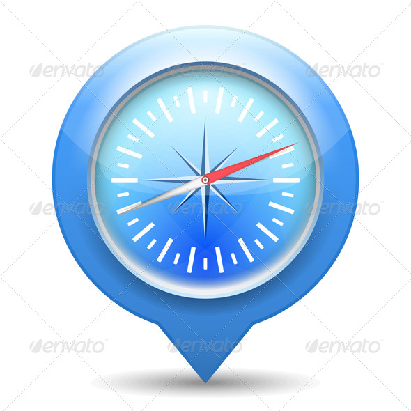 Compass Icon Vector