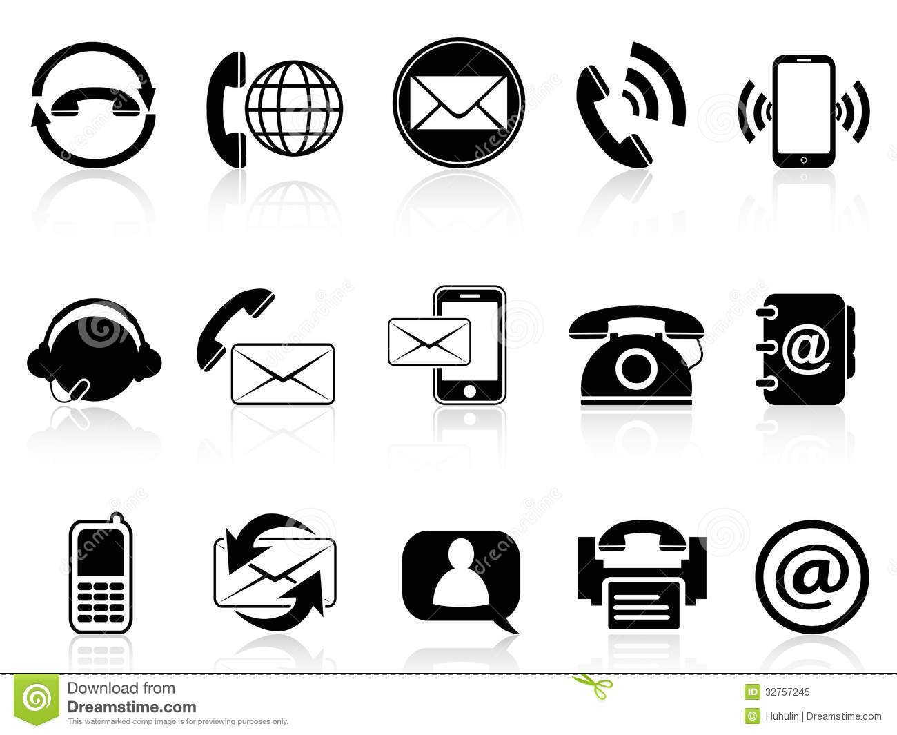 Contact Icon Set