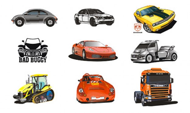 Cool Car and Truck Clip Art