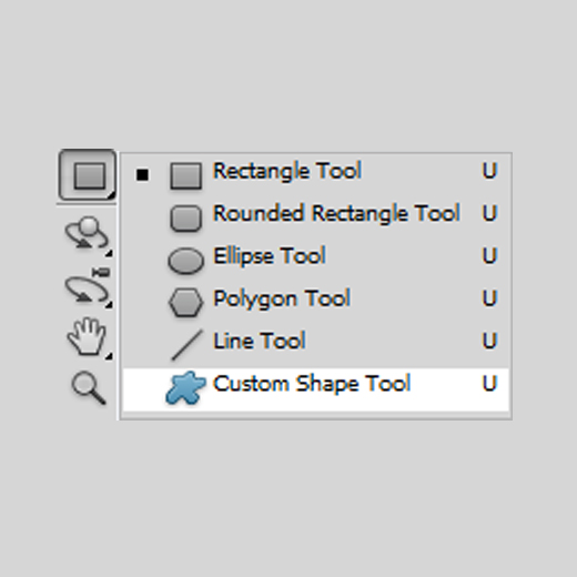 Custom Shape Tool Photoshop