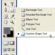 Custom Shape Tool Photoshop