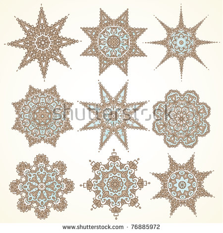 Decorative Vector with Stars