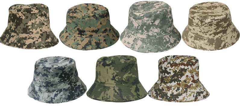 Digital Camo Bucket Hat