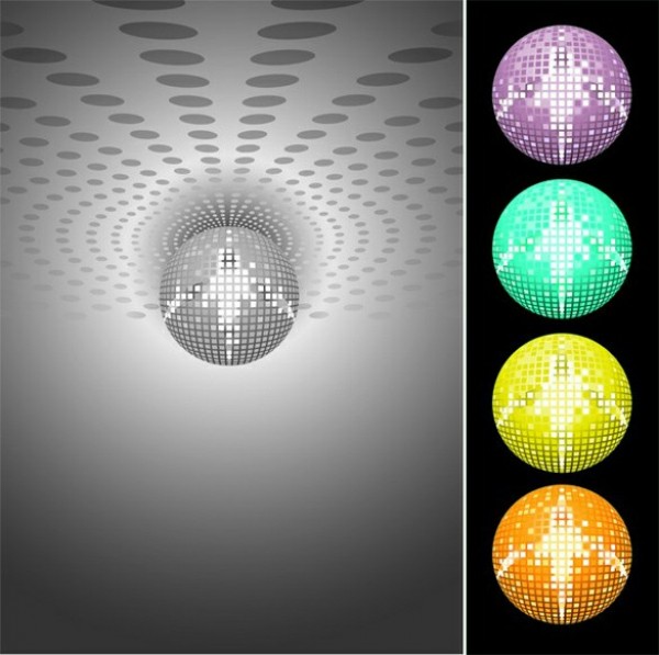 13 Disco Lights PSD Images