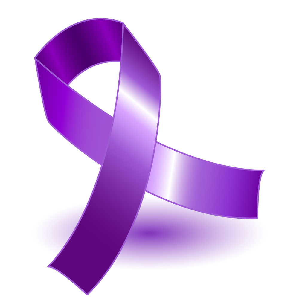 Domestic Violence Awareness Purple Ribbon