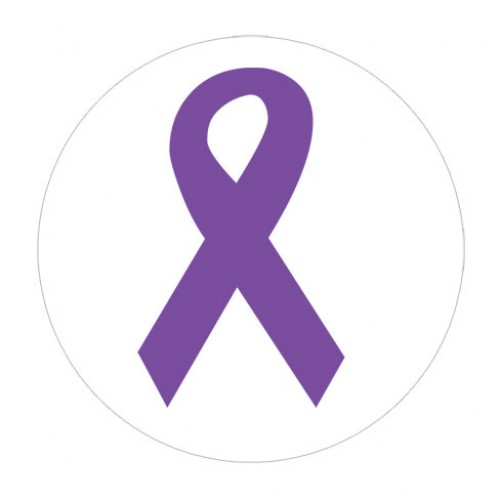 Domestic Violence Awareness Purple Ribbon