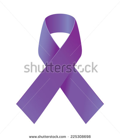 Domestic Violence Purple Ribbon Symbol