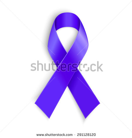 Domestic Violence Purple Ribbon Symbol