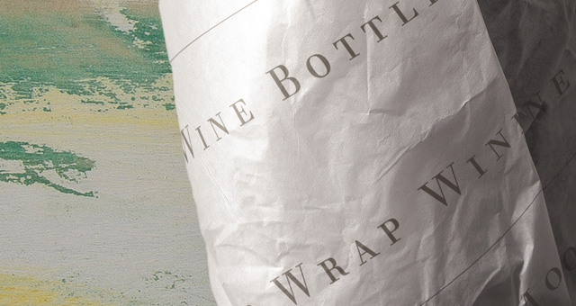 Easter Wine Bottle Wrap Paper