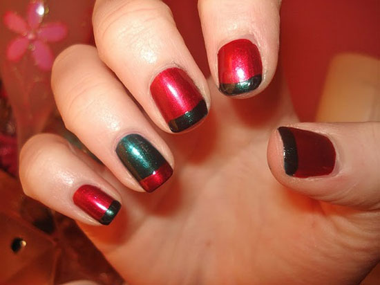 Easy Christmas Nail Art Design