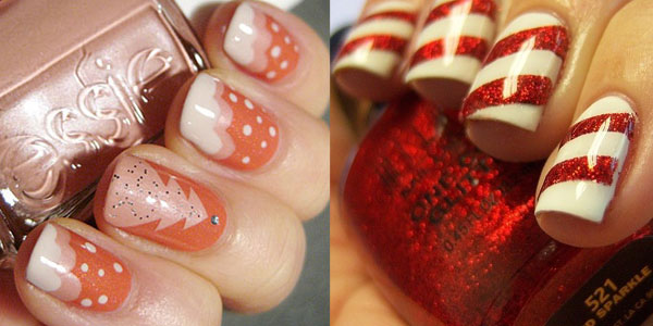 Easy Christmas Nail Art Design