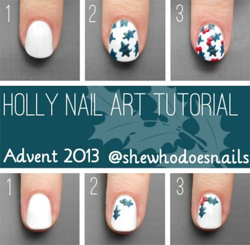 Easy Christmas Nail Designs Step by Step