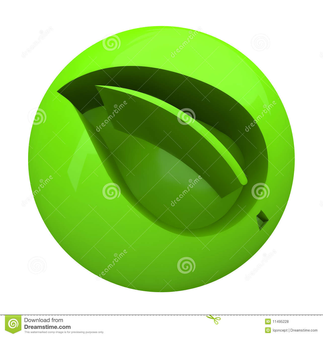 Environment Green Leaf Icon