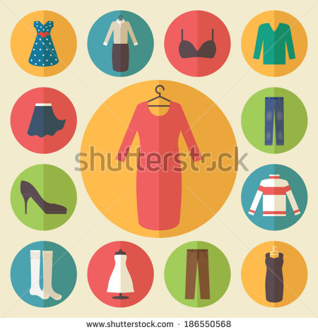 Fashion Shopping Vector Icon