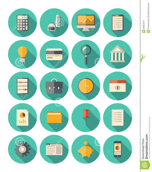 Financial Symbols Icon