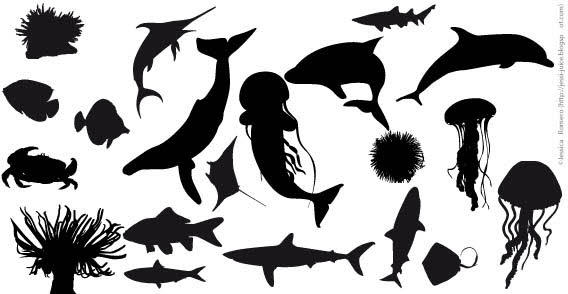 Fish Silhouette Vector Free Download